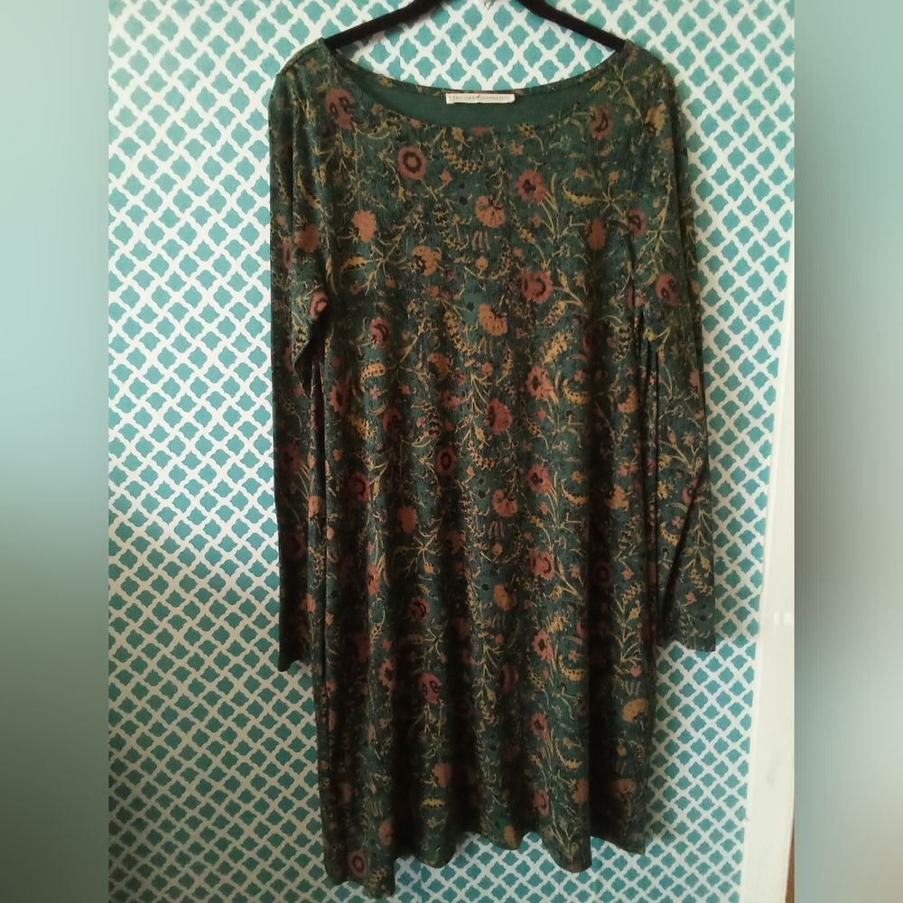 Peruvian connections tunic dress size medium